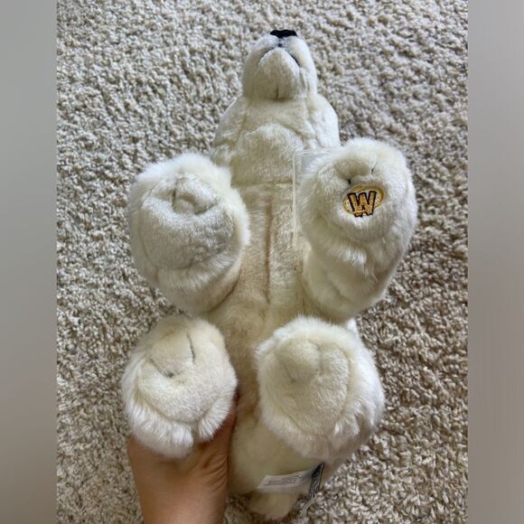 Nwt Vtg Ganz Webkinz Stuffed White Toy Bear Endangered Polar Plush Animal - Picture 11 of 14
